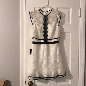 Bebe Cap Sleeve Anna Day Dress